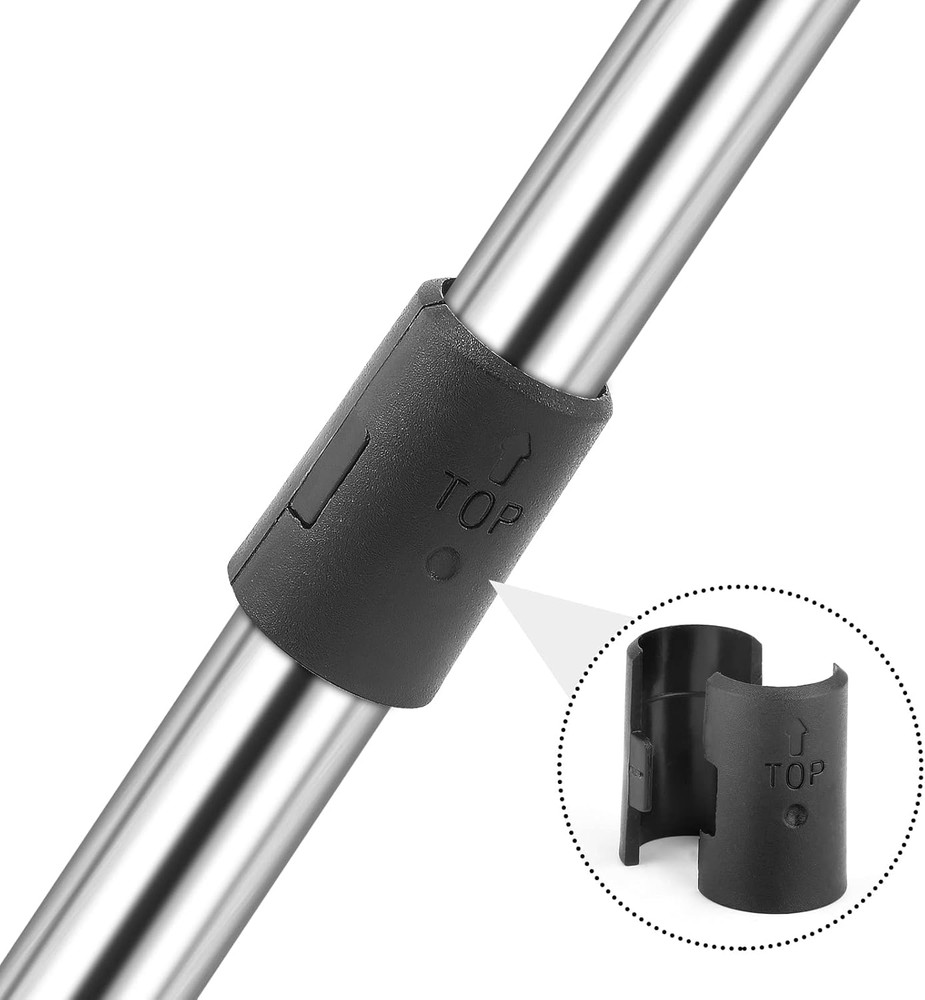 12 Pack Wire Shelf Lock Clips 1.5" Post Replacement Sleeves for Shelving System