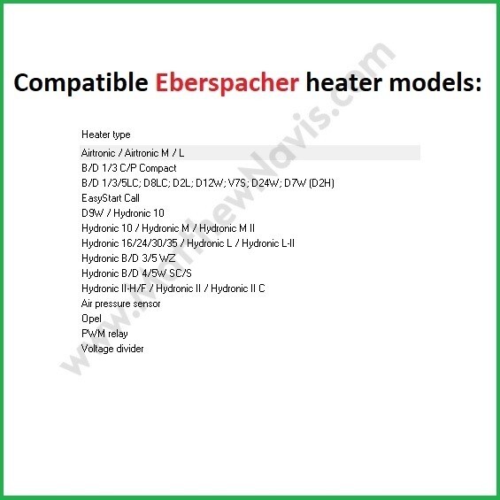 WEBASTO v3.0 USB INTERFACE DIAGNOSTIC CABLE HEATER Thermo Test E P Z C V