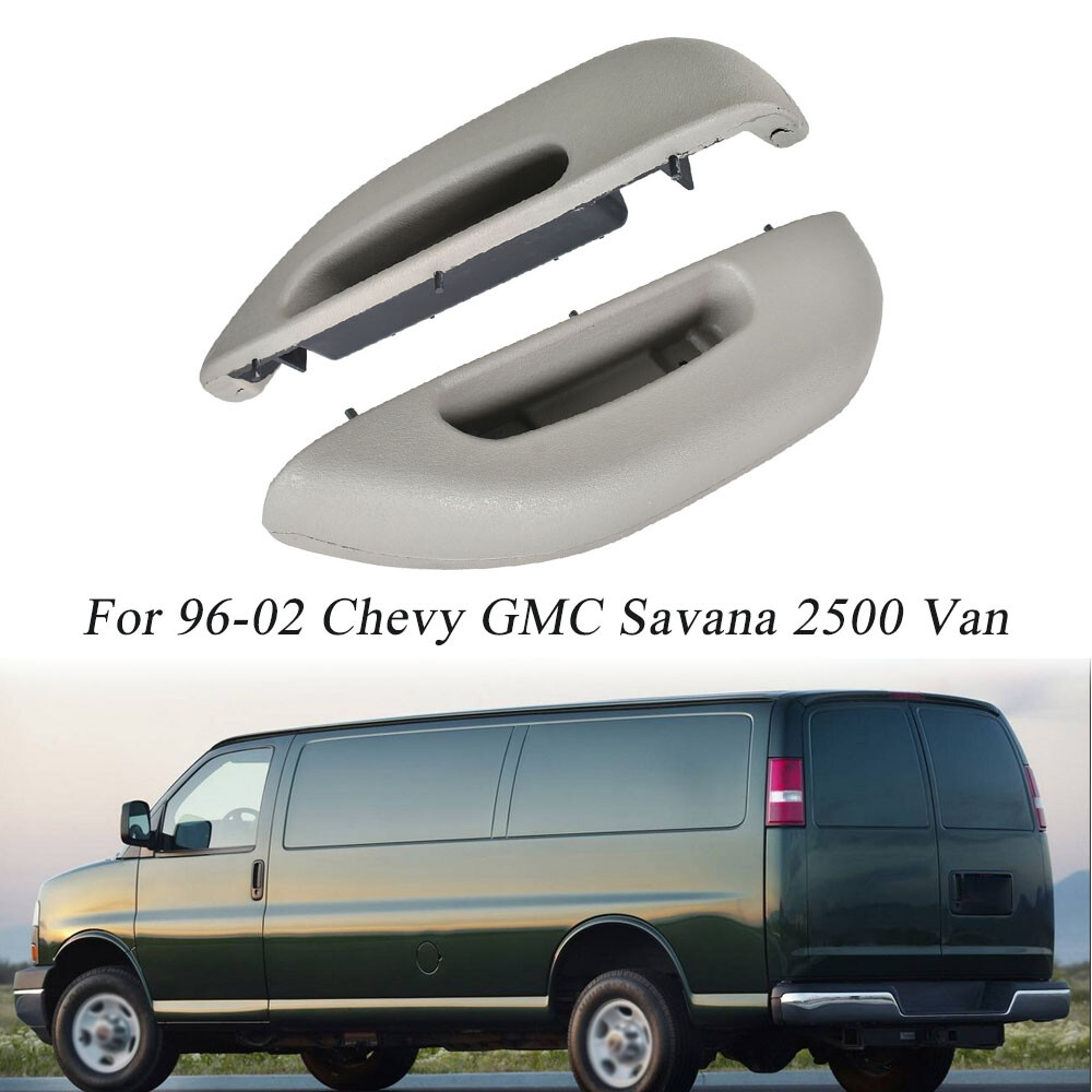 Right + Left For Chevy Express Van Armrest Pull Handle Cover 2x Front Side  Set