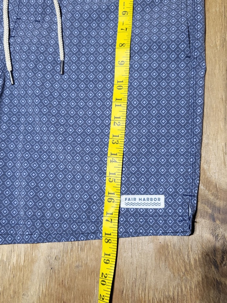 fair harbor swim trunks Men 36 Blue Drawstring @i3