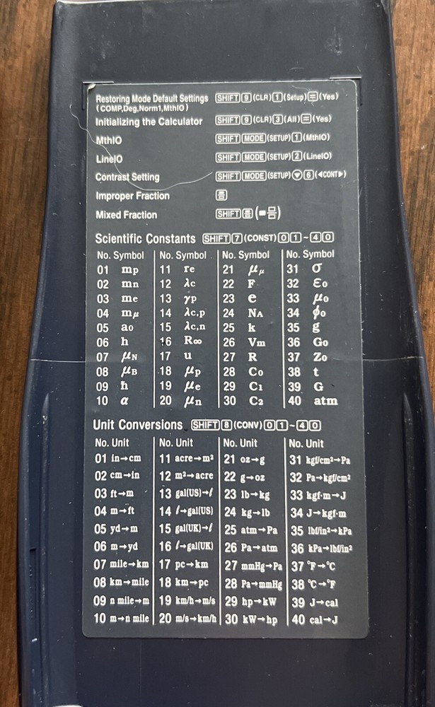 CASIO FX-115ES Natural Display Silver Solar Scientific Calculator w/ Case
