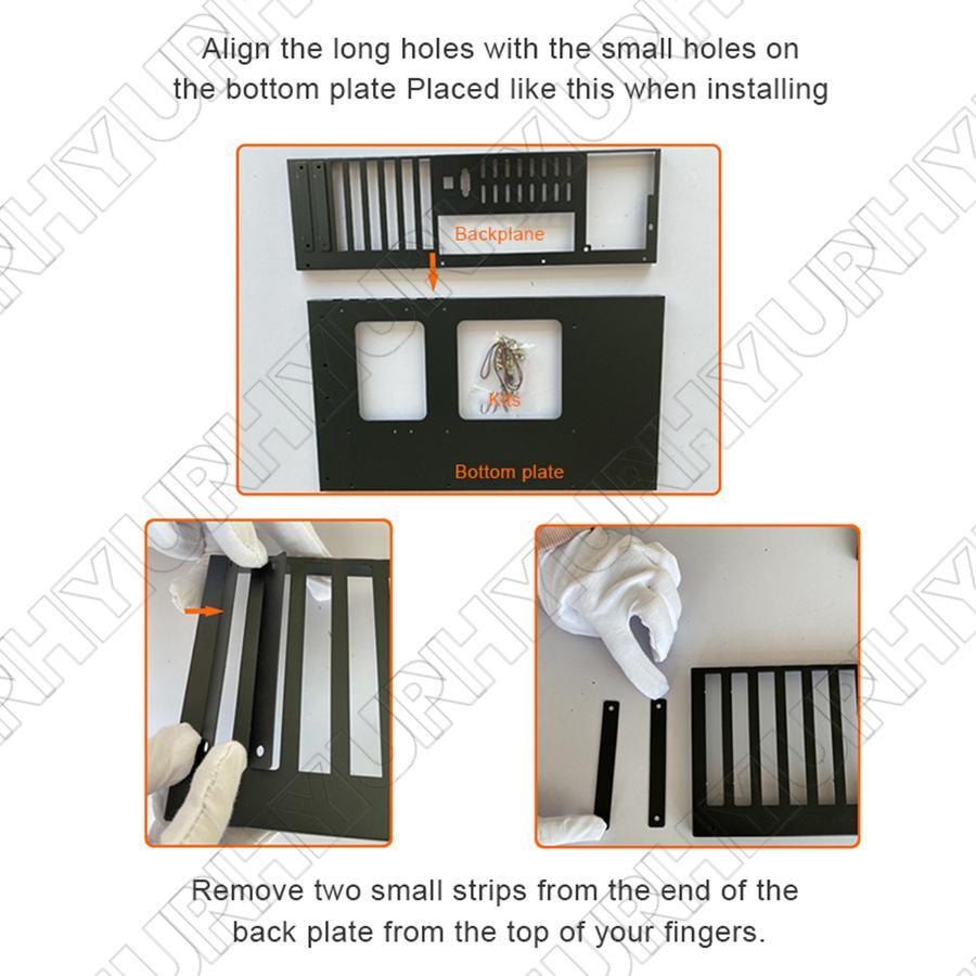 1 x Open Chassis Computer Case Motherboard Bracket Equipment Mining Rig Frame