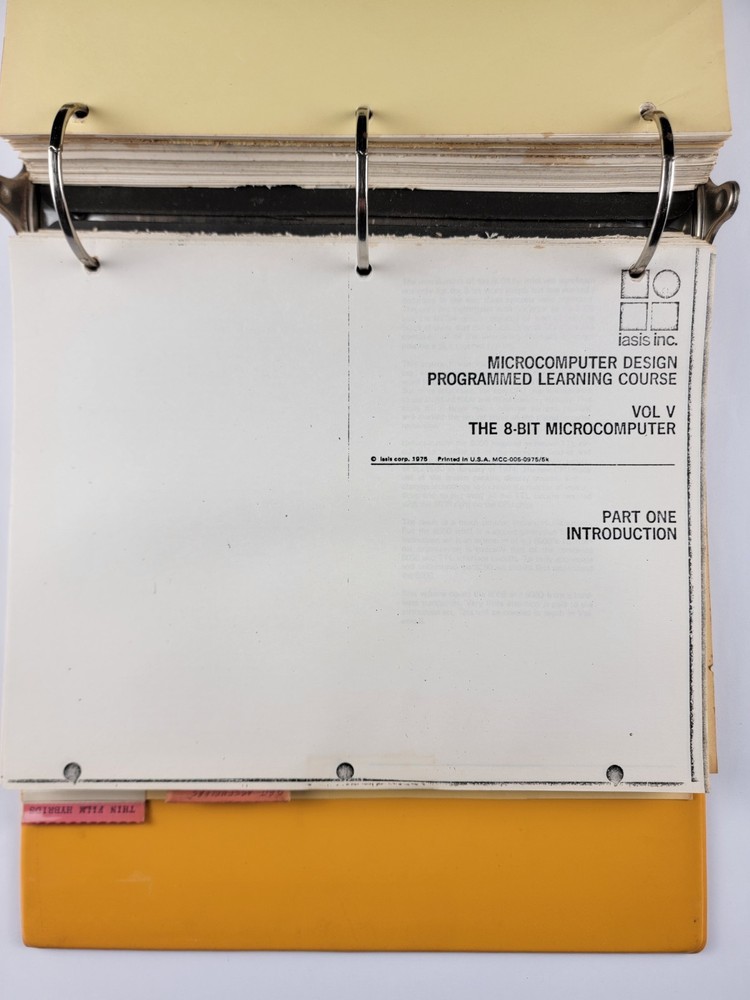Vintage 1979 Integrated Computer Systems Retrocomputing Programming Workshop