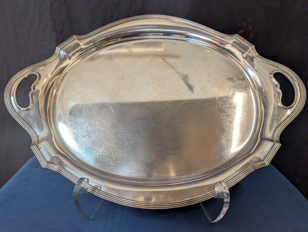 Sterling silver Gorham serving tray (Plymouth)