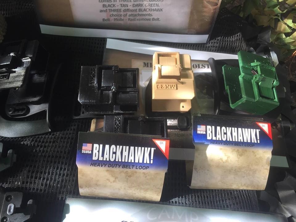 Version 2 - MK23 holster 3d printed Airsoft