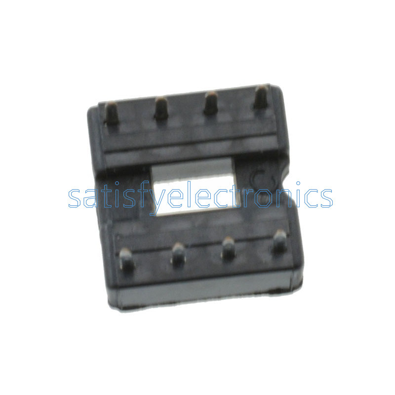 50PCS 8pin DIP IC Socket Adaptor Solder Type Socket Pitch Dual Wipe Contact
