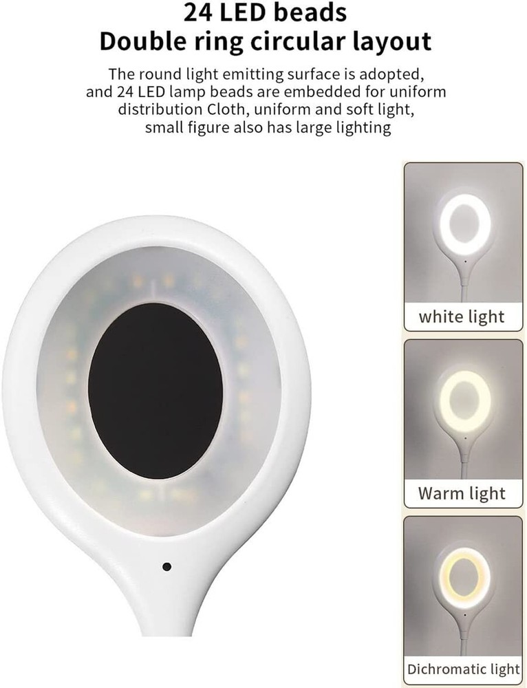 USB Smart Voice Control Night Light LED Dimmable Daylight Bedroom Table Lamp