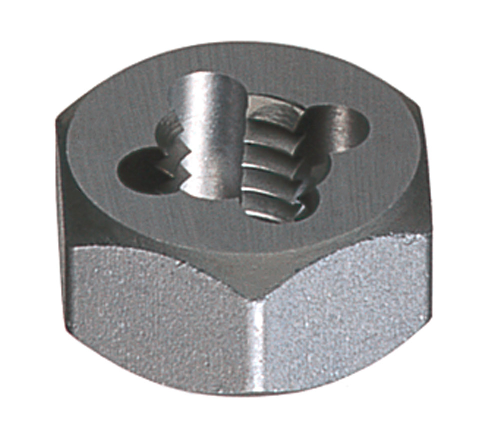 3/8" - 24 HSS Hexagon Rethreading Die - 2 pieces