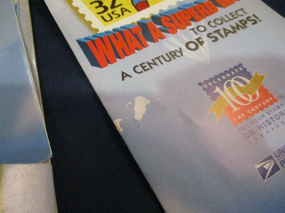 Superman USPS Commemorative Stamp Info Brochure Store Display