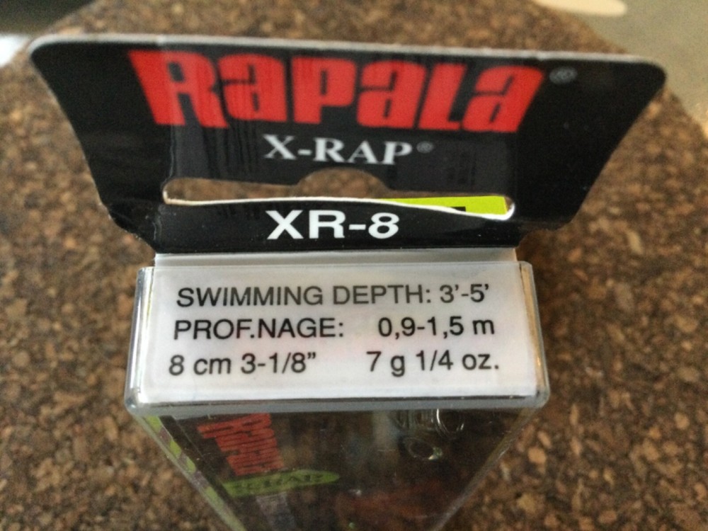 Rapala X-Rap -Muddler - 8cm + 7g. Xtreme Action Slashbait.