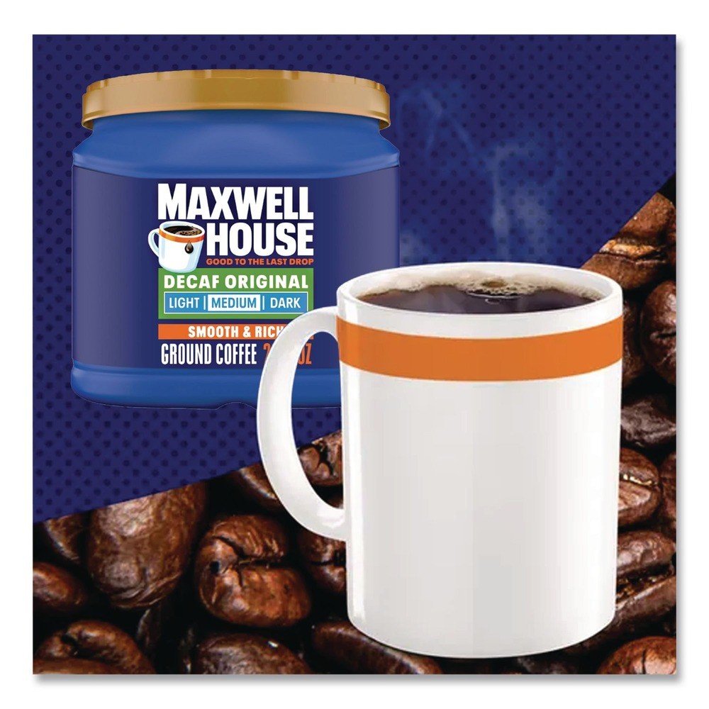 MWH 04658 29.3 oz. Can Coffee - Decaffeinated Ground Coffee New