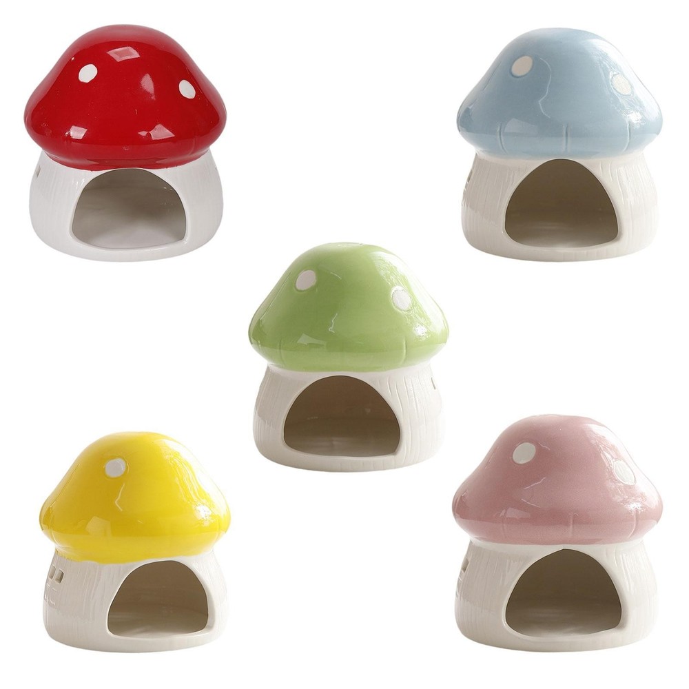 Ceramic Hamster House Small Animal Hideout for Gerbils Ferret Dwarf Hamster