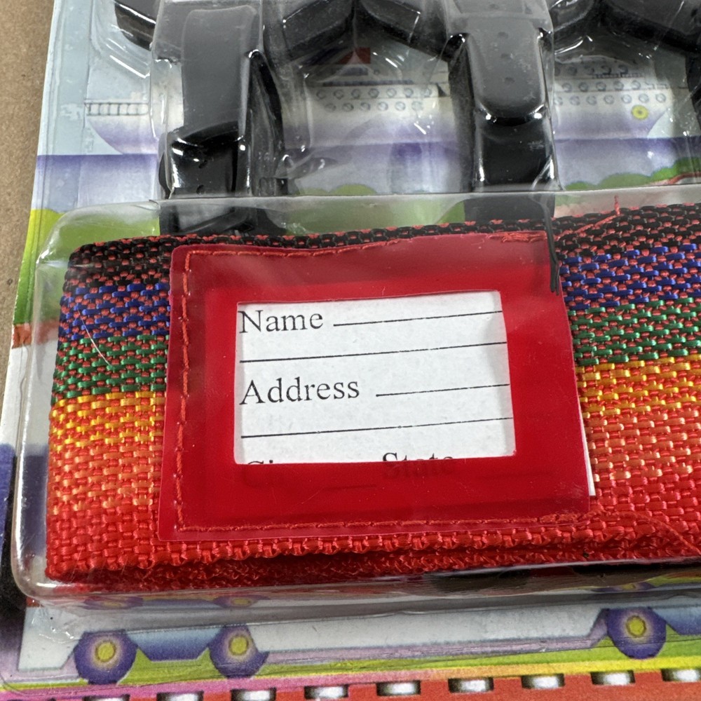 NEW 3 Pc Tags Set with Adjustable Belt with Quick Release