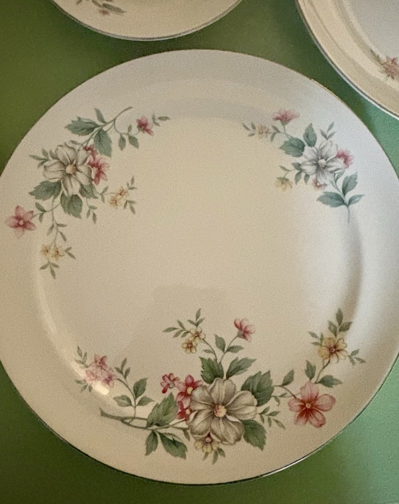 Vintage 1950-60's Superior Hall Dinnerware Set-Springtime Pattern