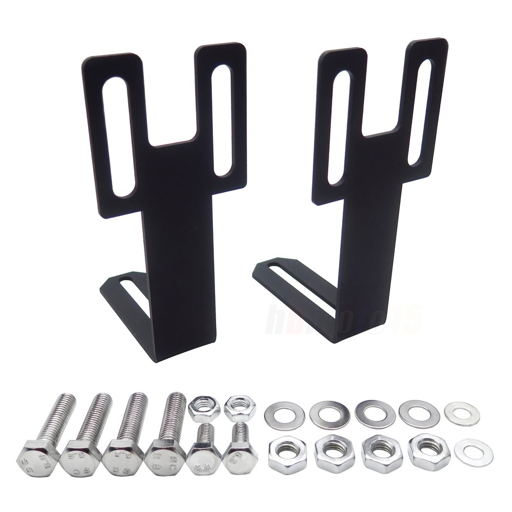 Headlight Strip Bracket Black For 2003 - 2019 Dodge Ram 2500 3500