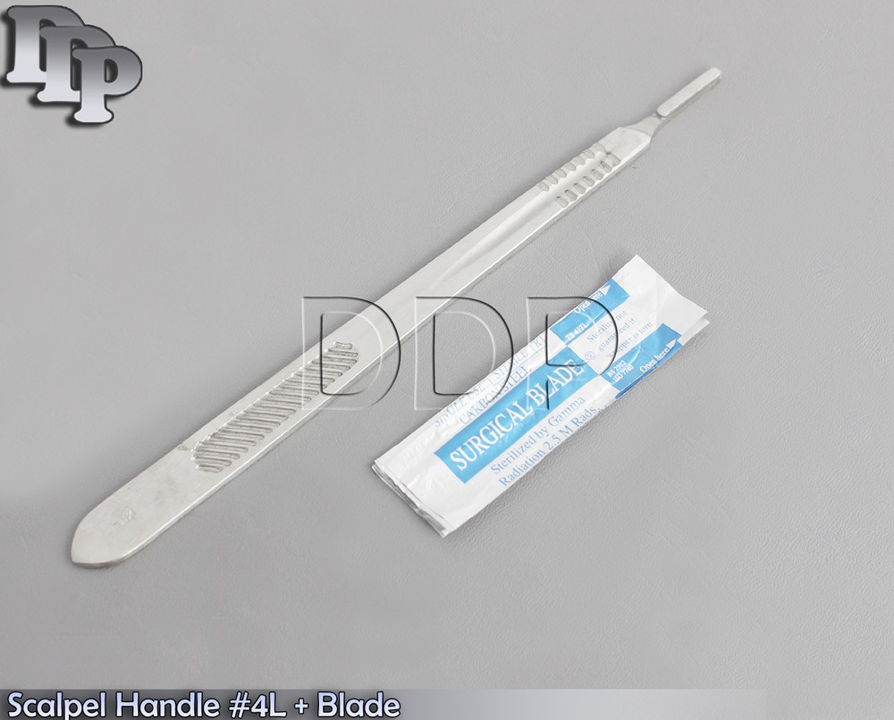 Scalpel Handle 4L+10 Balde # 21 Surgical Instruments