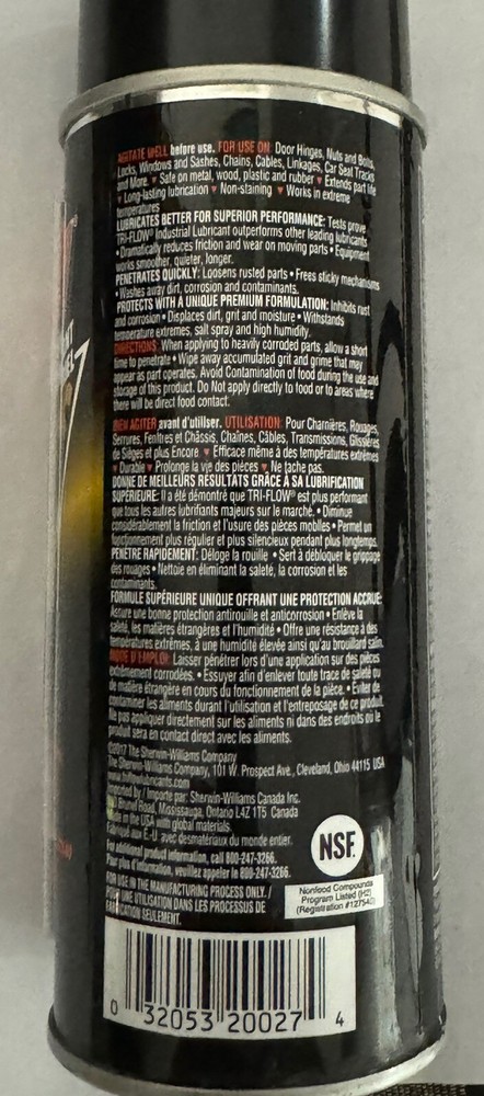 TRI-FLOW LUBE TRI-FLOW 12oz AEROSOL SPRAY