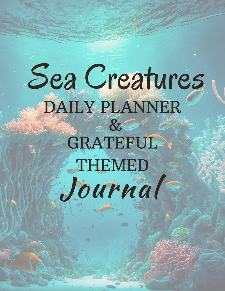 Sea Creatures Planner & Grateful Themed Journal