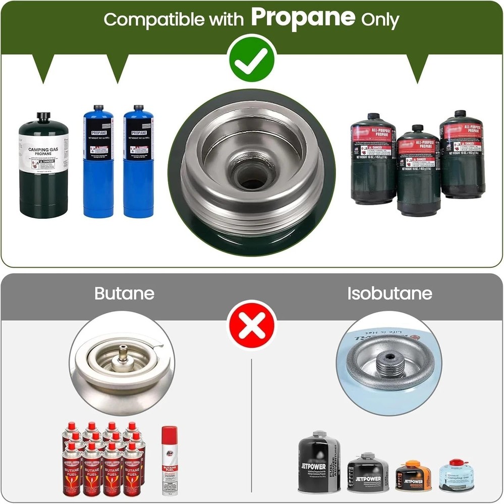 Versatile 2-Burner Foldable Camping Stove with Dual Griddle – Compact & Portable