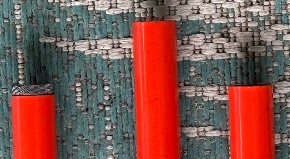 Range Pole Red White Surveying , 3- 4’ Sections 12’ With Canvas Case, Excellent