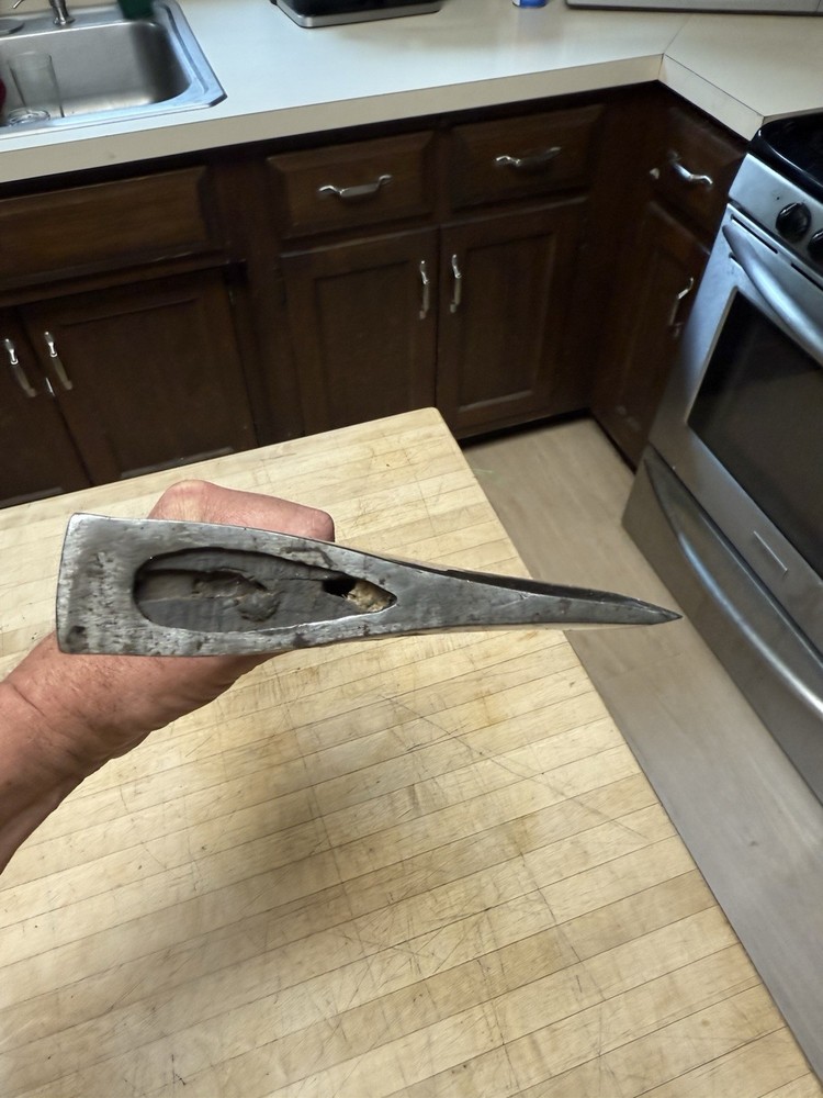 Vintage Warren Axe & Tool Co. Single Bit Axe Hatchet Chromed