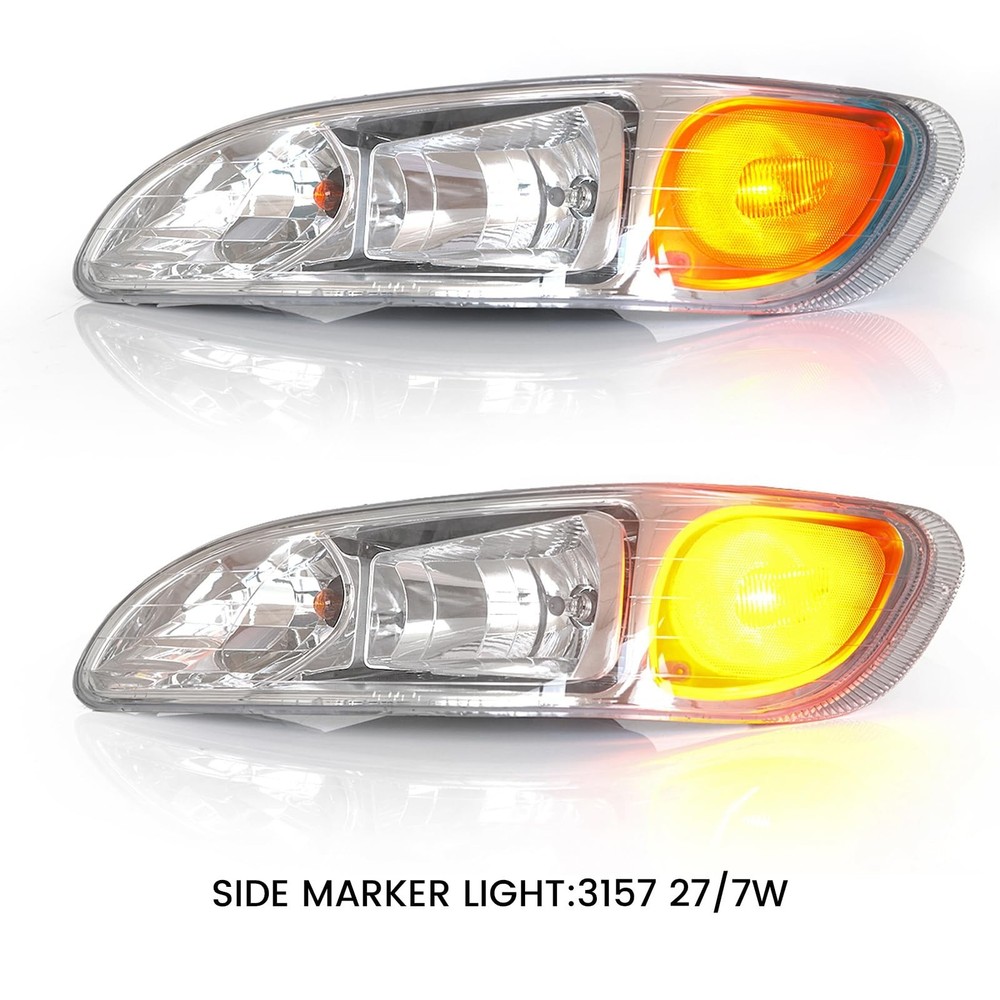 SEPEY Headlights for Peterbilt 386, Replacement Headlights Headlamps Assembly...