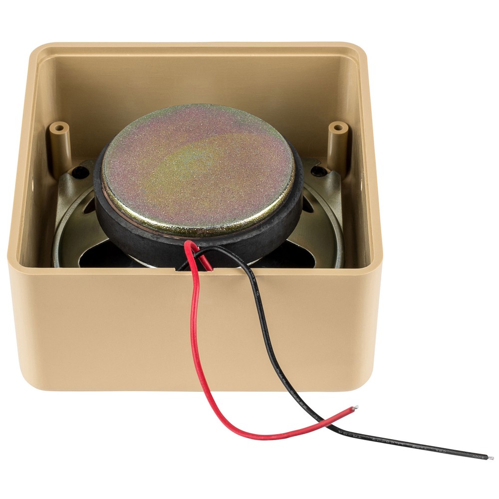 3-1/2" 10W Mylar Surface Mount Speaker Ivory