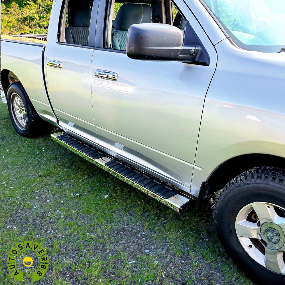 6" Running Boards for 2009-2024 Dodge Ram 1500 Quad Cab Classic Model Side Steps