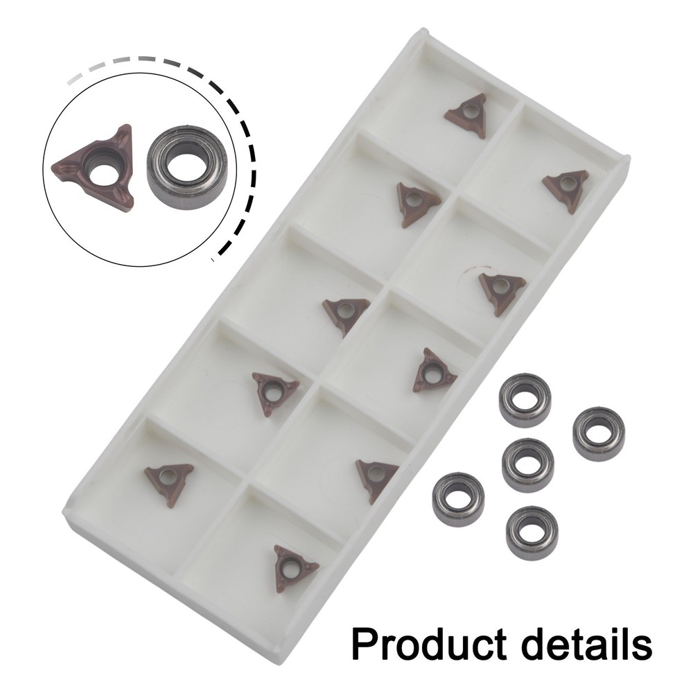 15PCS R Angle Inserts with Bearings for Mini Pneumatic Chamfering Machine