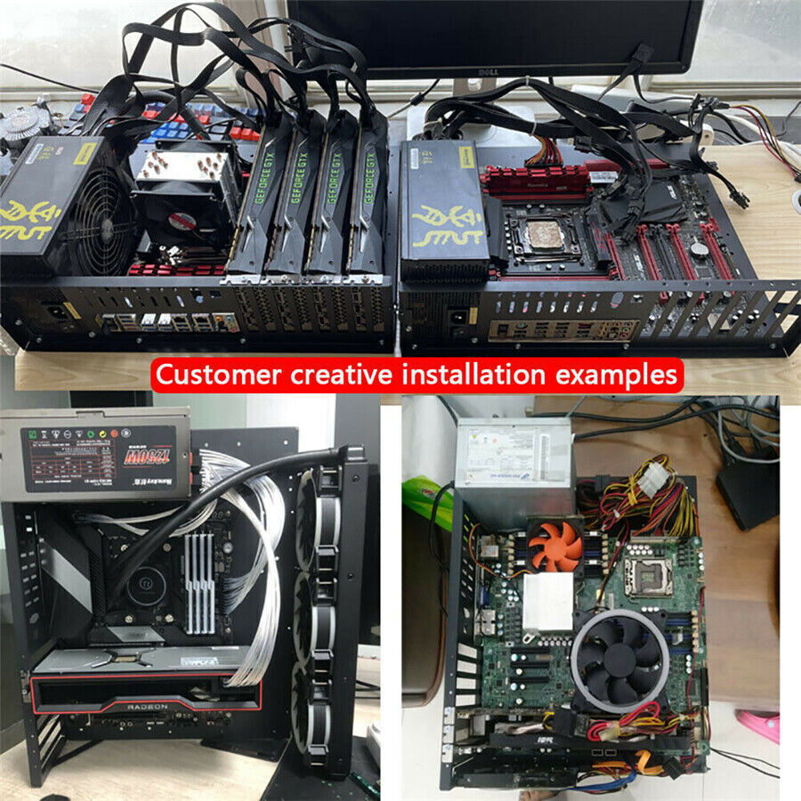 Open Air Frame Mining Rig Bracket For Chassis Computer Case Motherboard EATX