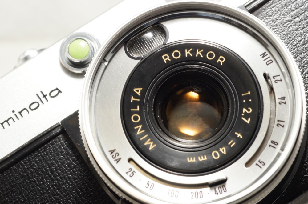 Minolta Hi-Matic C Rangefinder 40mm F2.7 Checked Working [505735]
