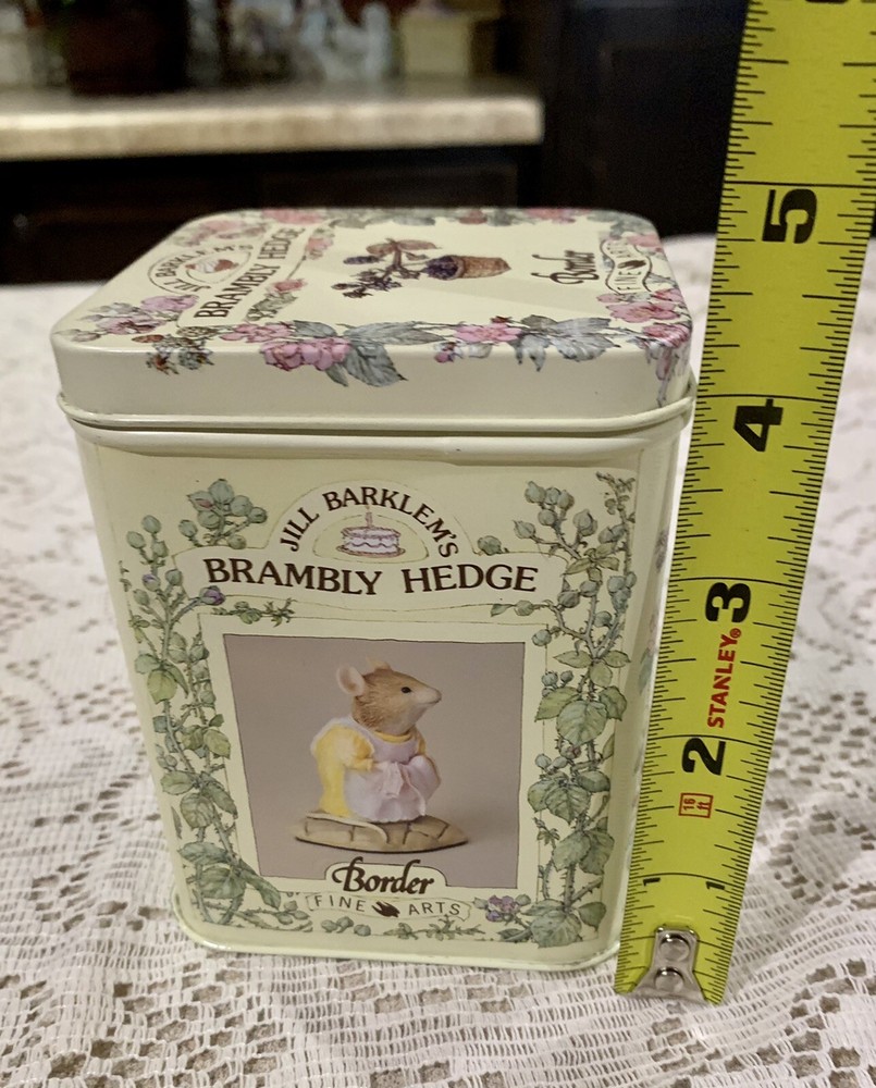 Brambly Hedge Metal Tin Canister-empty