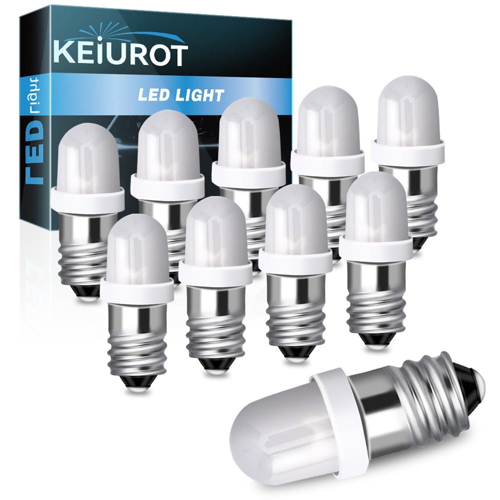 E10 Led Bulb Flashlight Bulbs E10 Mini Led Bulb 3v 3.8v 4.5v Dc/ac For Physical