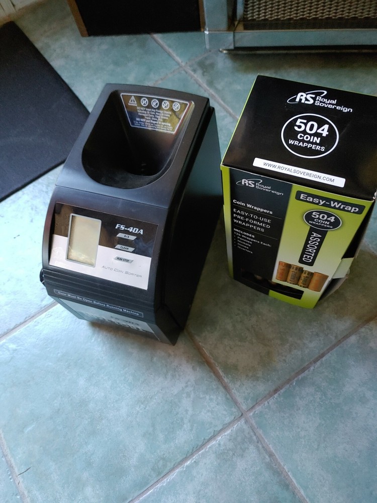 Royal sovereign electric coin sorterModelFS-4DA