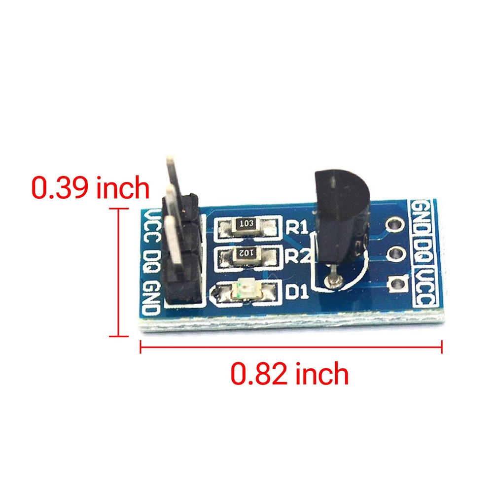 DS18B20 1-Wire Sensor-STM32/ESP32 Compatible, DIY Temperature Development Board