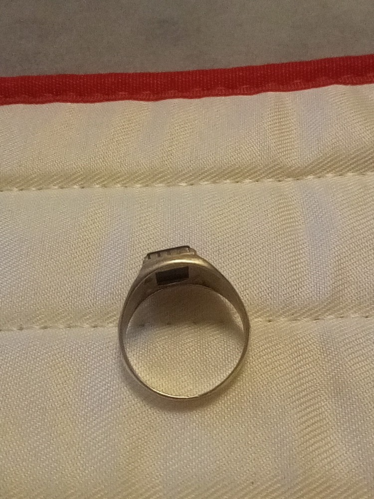 Men's 925 Onyx Silver Ring