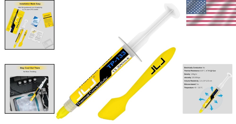 Universal Fit Carbon Thermal Paste 6g with Applicator Kit