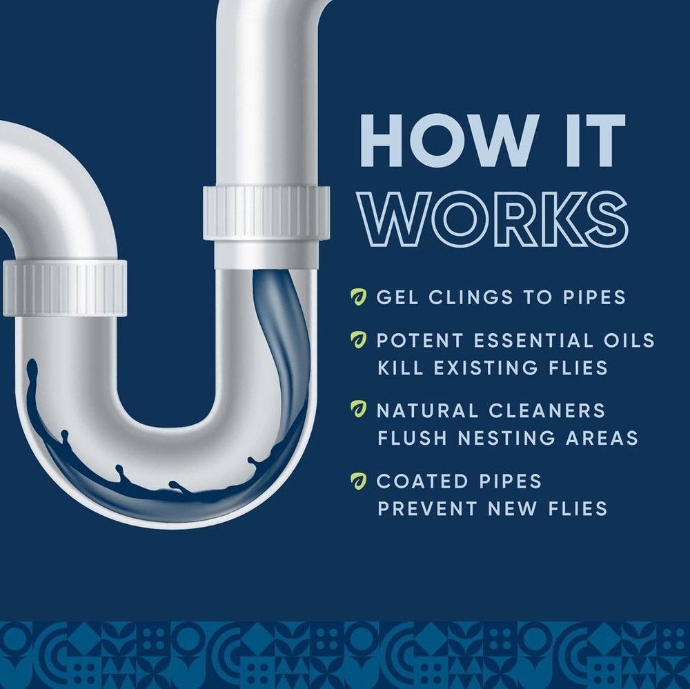 All-Natural Fruit Fly Drain Treatment