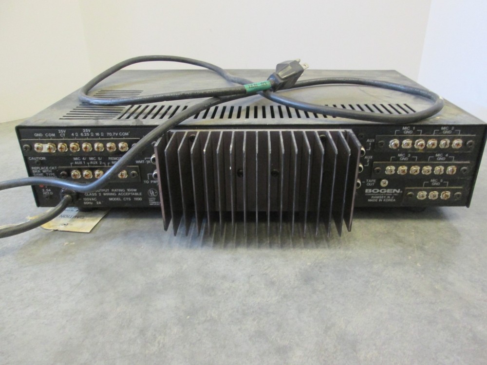 Bogen, Acoustic Equalizer, CTS-1100, Used