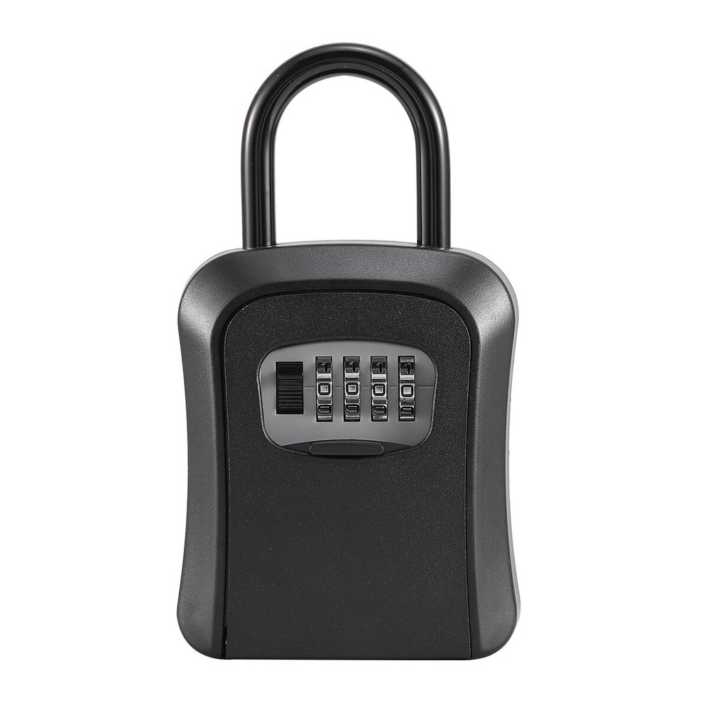 2X 4-Digit Combination Lock Box Wall Mount Security Safe Large Storag Waterproof