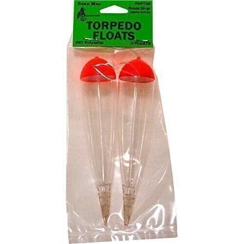 Beau Mac Float Standard Torpedo Pet Float 7-GR 2Pk, Multi, Small (PDFT7)
