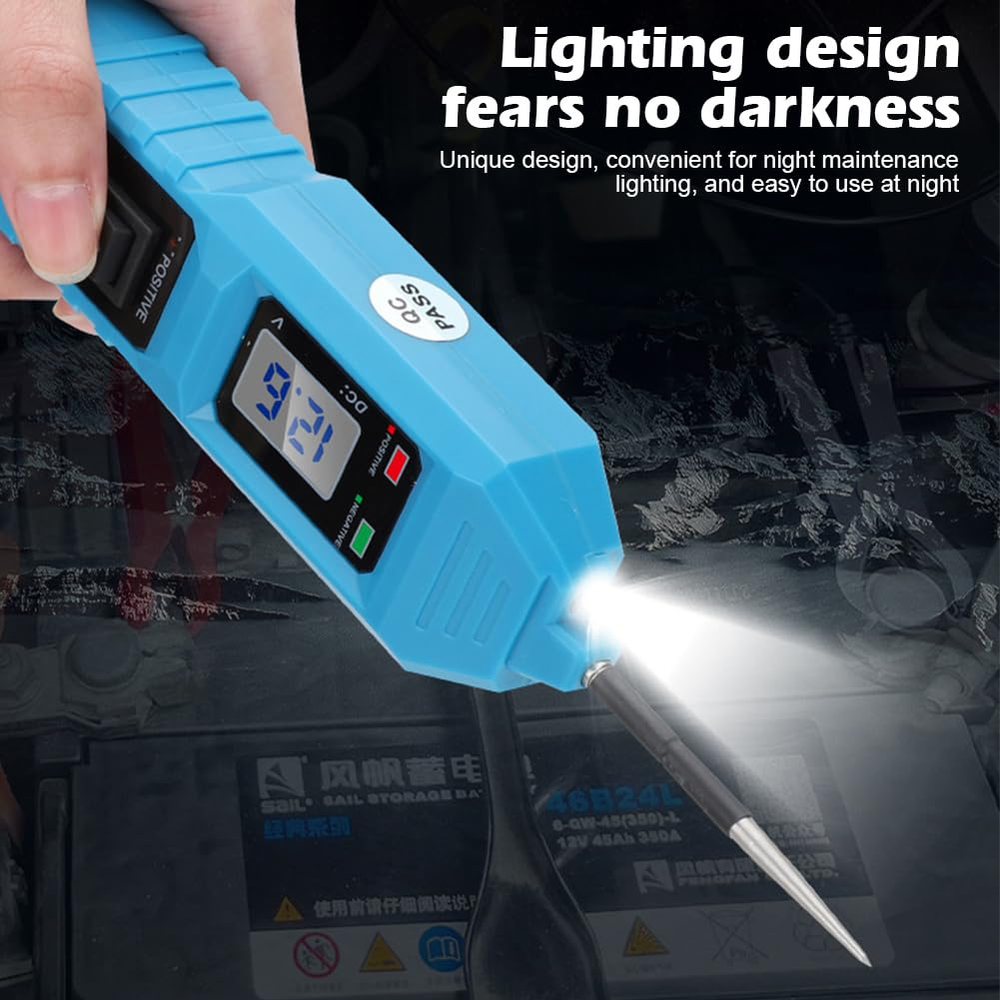 Digital Automotive Car Power Probe Circuit Electrical Tester Test Device System
