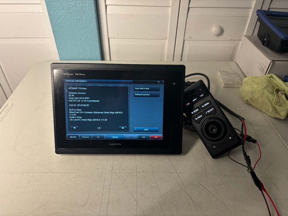 Garmin GPSMAP 7610xsv – 10” Touchscreen Chartplotter w/ Grid Remote *READ*