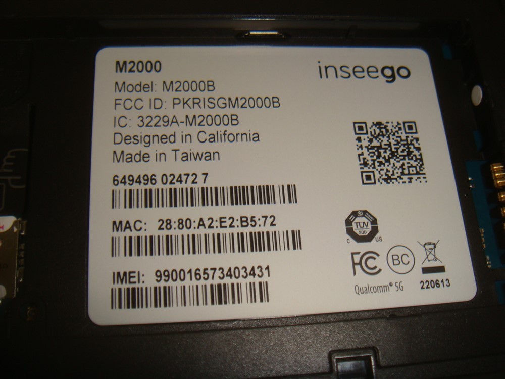 INSEEGO MIFI 5G M2000 BLK KIT -READ!
