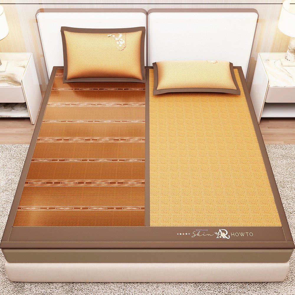 Bamboo Mat Rattan Mat Folding Bed Mat For Summer Cool Feeling 凉席 竹席 藤席 无毛刺