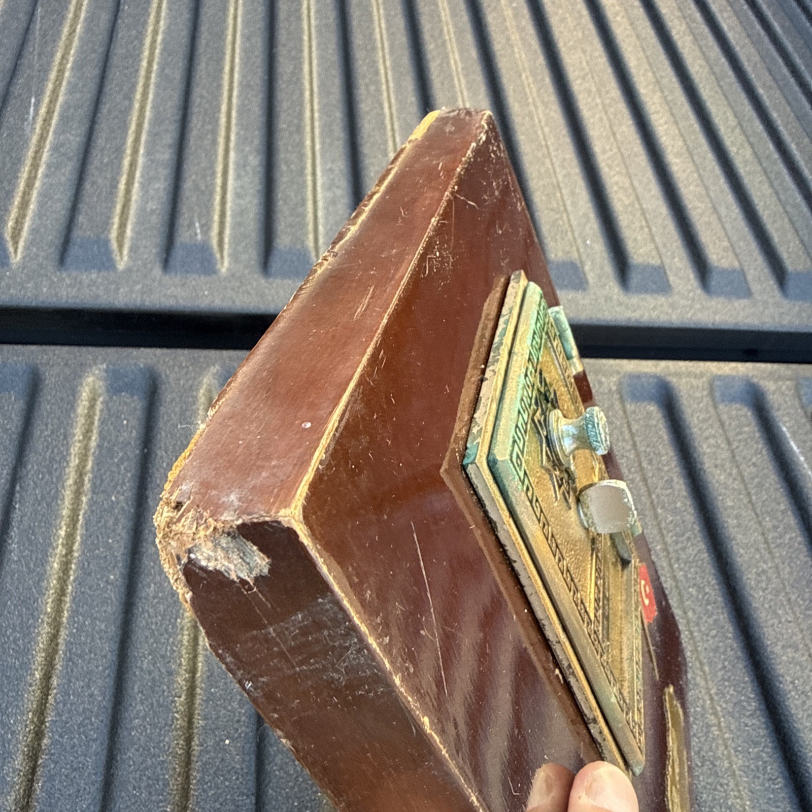 Vintage Brass Post Office Door Plaque-Col. Westover Incirlik AB Turkey