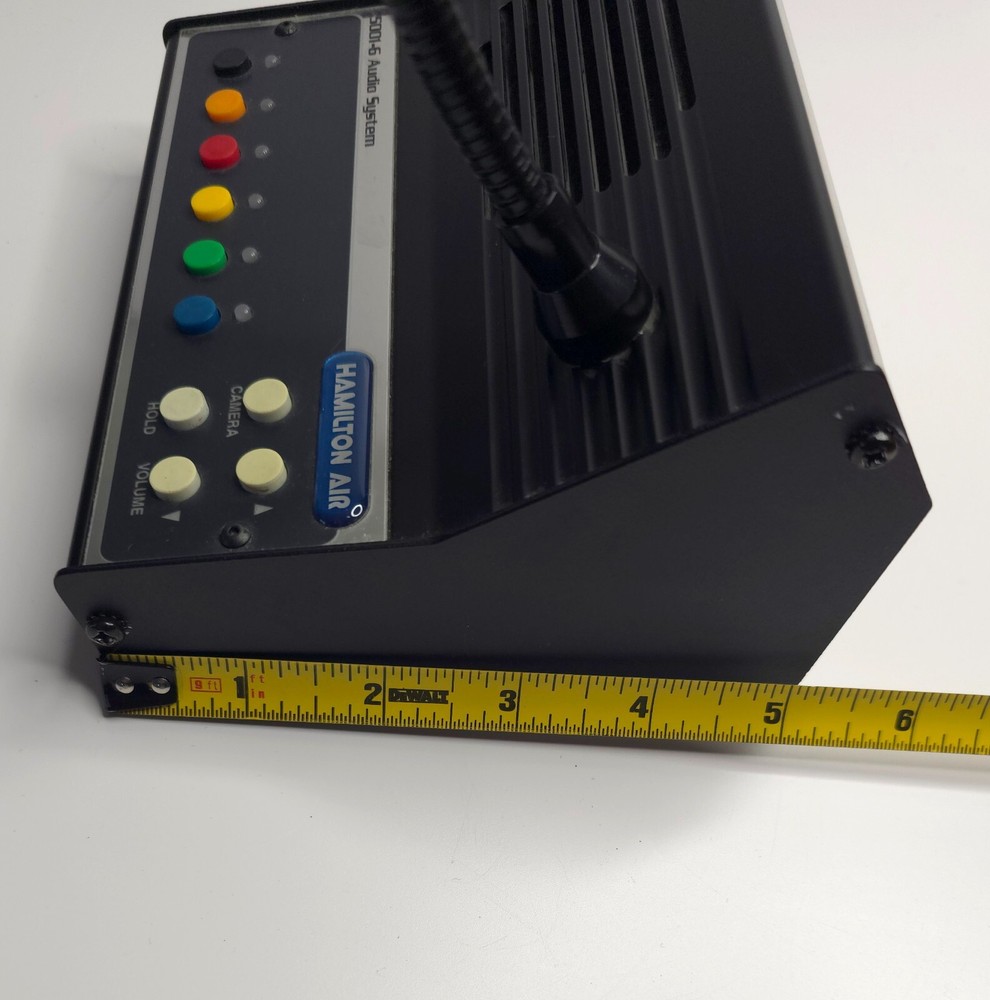 Hamilton Air Model 5001-1 Audio Console Microphone W/Speaker UNTESTED