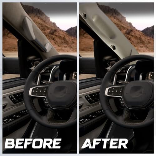 A-Pillar Trim Interior Handle Compatible with Dodge Ram Left Driver Side Yellow