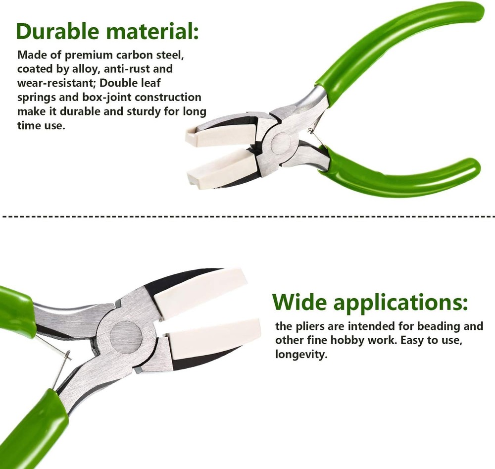 Jewelry wire bending bail making pliers tool