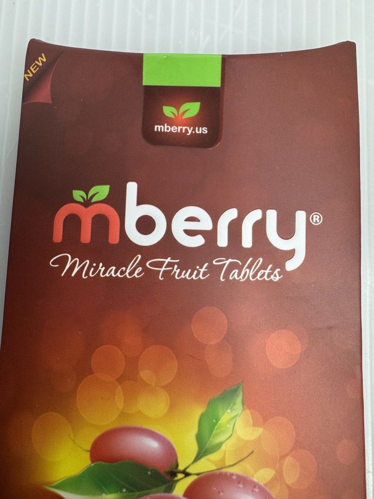 mberry Miracle Fruit Tablets, Single Pack (10 Tablets), Turn Sour into Sweet